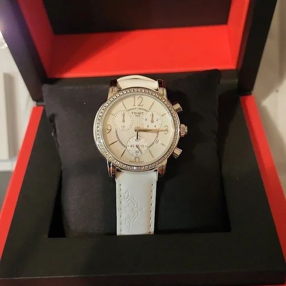 Tissot Dressport diamond watch SALE - Picture 3 of 8